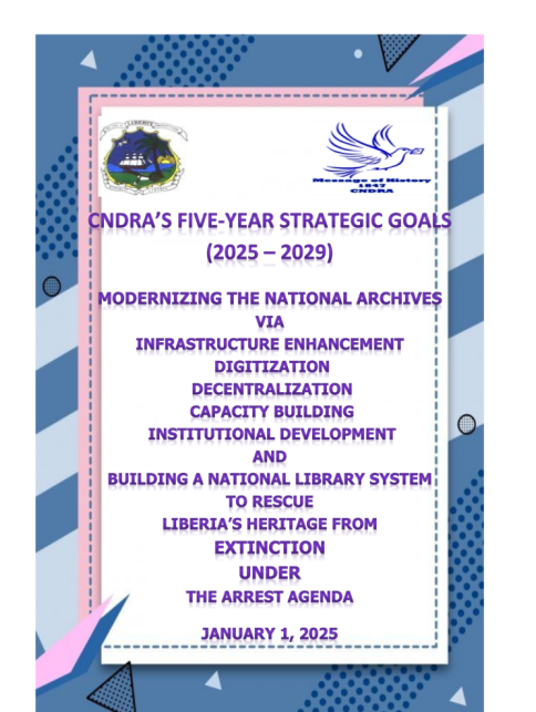 Center for National Documents and Records Agency's Five-Year Strategic Goals (2025 - 2029)